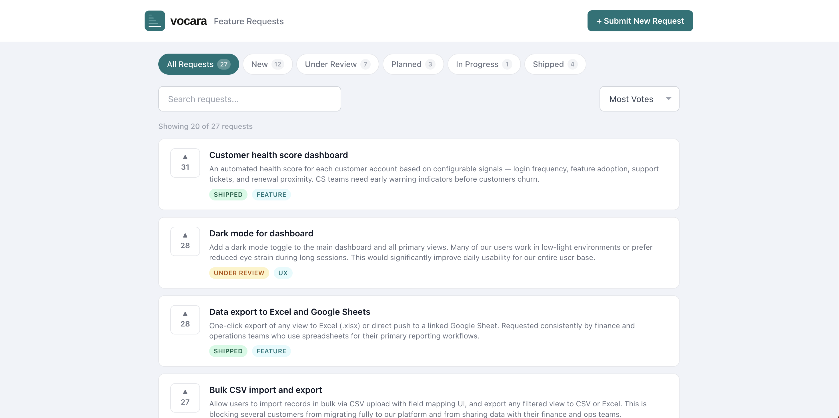HubSpot contact record with feature requests